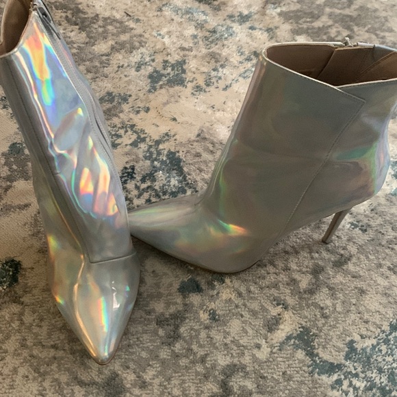 Aldo Shoes - Aldo  silver/iridescent boot